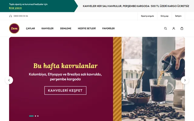 Dem demo mağazası